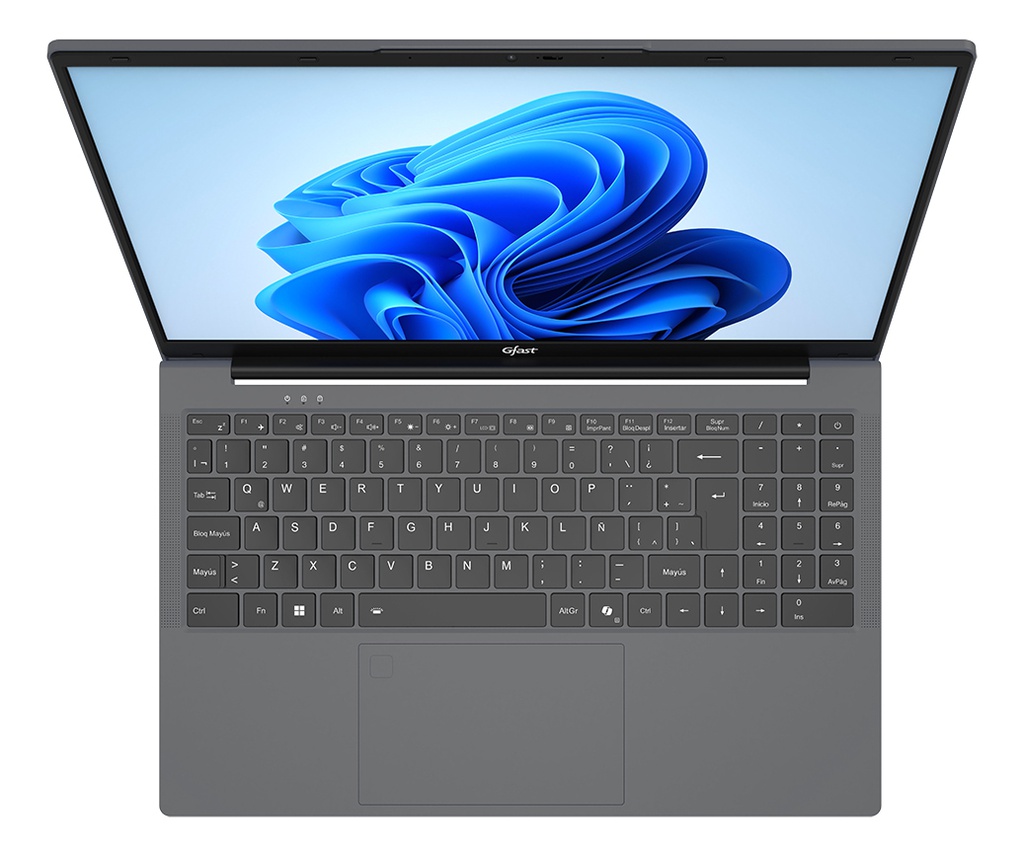 Notebook Gfast N-152 15.6  N4020 4gb 128 Ssd Win 11 Gris Gris