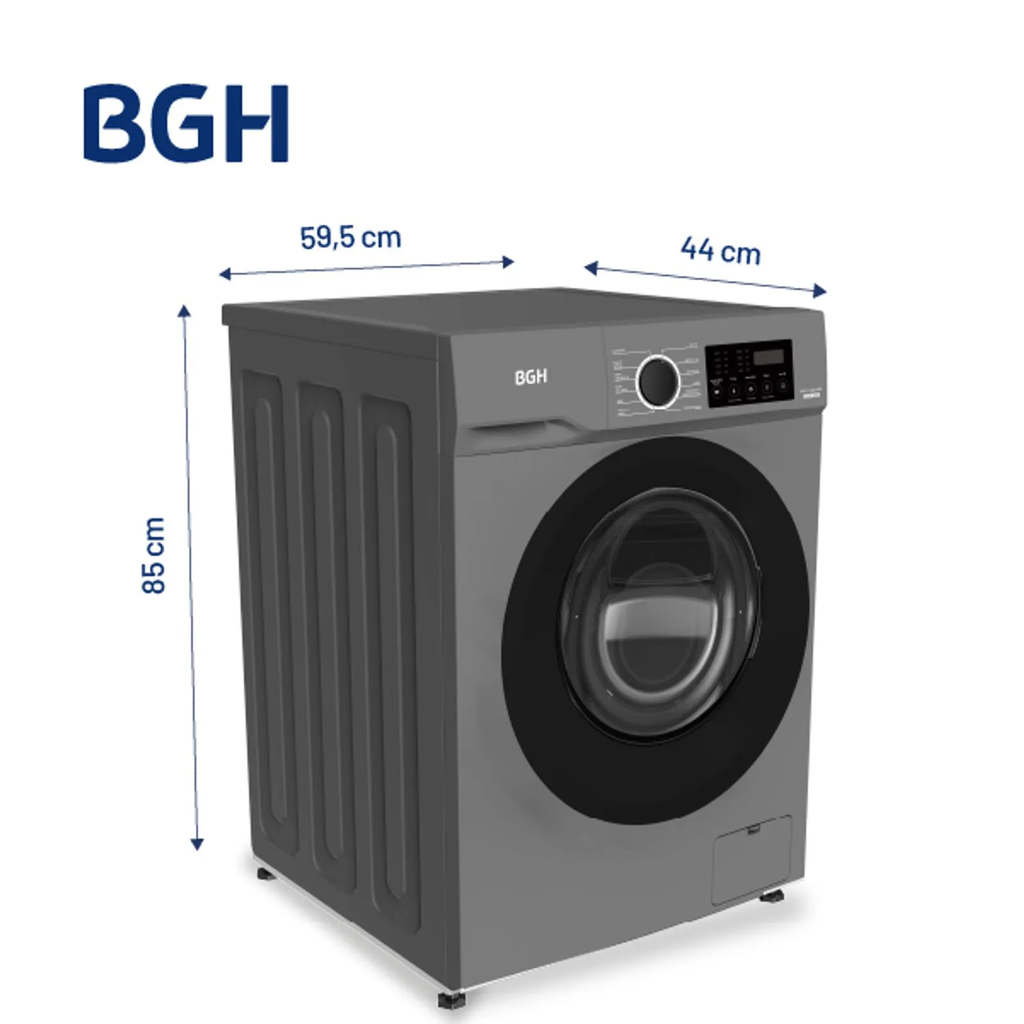 LAVARROPAS INVERTER BGH BWFE06S24AR 6KG SILVER