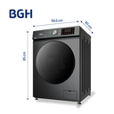 LAVARROPAS INVERTER BGH BWFS09S25AR 9KG SILVER