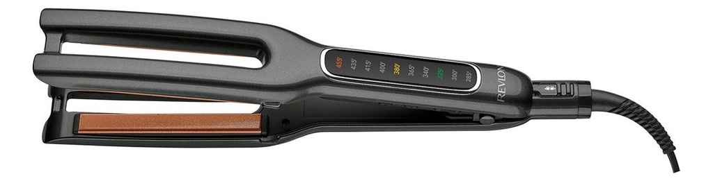 Plancha De Pelo Revlon Cuatro Placas De Cerámica 235° Negro
