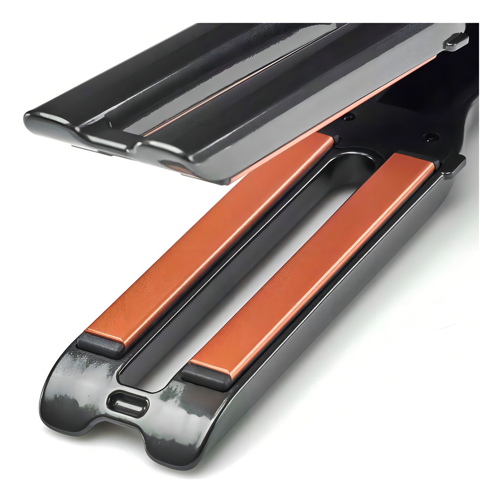 Plancha De Pelo Revlon Cuatro Placas De Cerámica 235° Negro