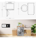Lavarropas Automático Samsung Inverter 6.5 Kg Silver
