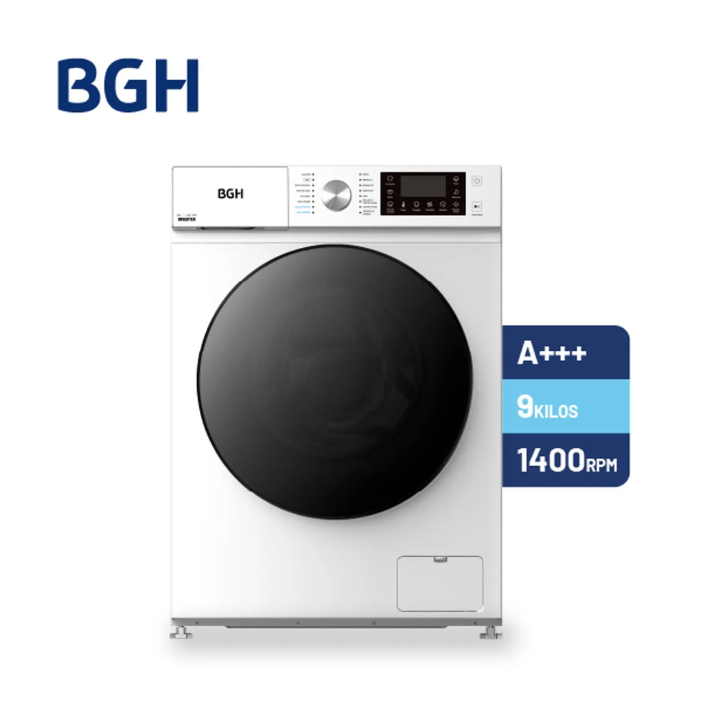LAVARROPAS BGH BWFS09W25AR 9KG INVERTER BLANCO