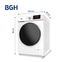 LAVARROPAS BGH BWFS09W25AR 9KG INVERTER BLANCO
