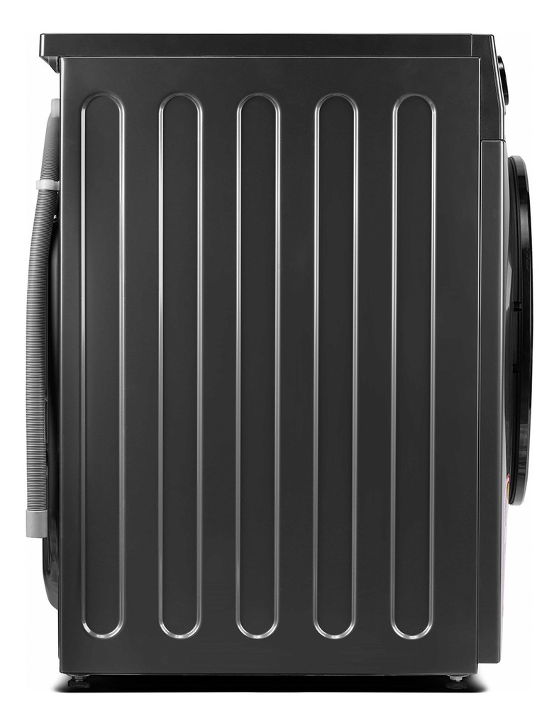 Lavasecarropas Midea Mf200d120b/t-a1 Inverter 12,8kg Frontal Gris Oscuro