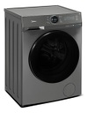 Lavarropas Inverter Midea Mf200w80wb/t-a1 8kg Titanium Gris Oscuro