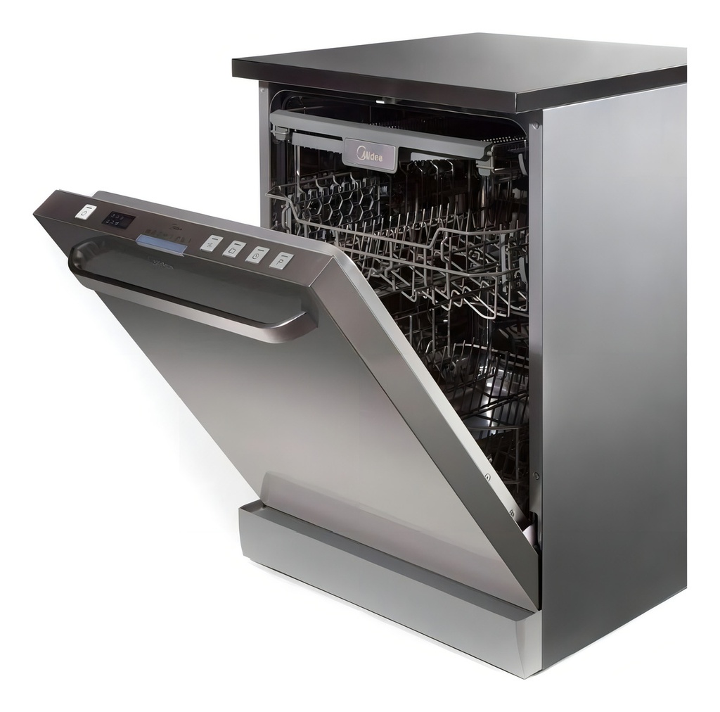 Lavavajillas Midea De-214xar1 14 Cubiertos Acero Inoxidable Plateado