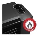 Calefactor Pared Coppens 6000 Tiro Balanceado Derecho Peltre Gris Oscuro