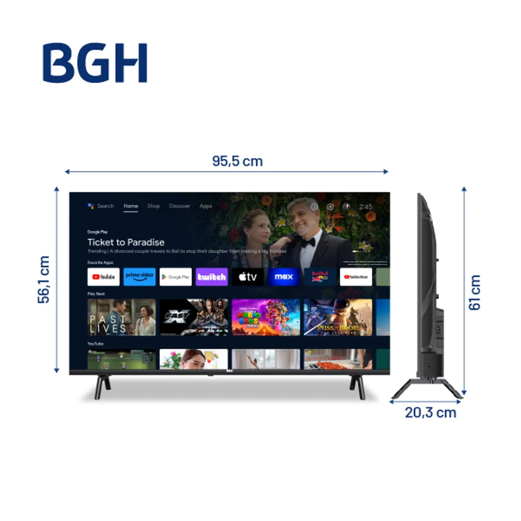 SMART TV BGH 43" B4325FS5A LED ANDROID