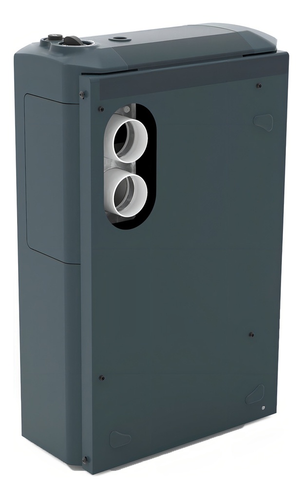 Calefactor Coppens 6000 Tbu Derecho Peltre Acero Multigas Grafito