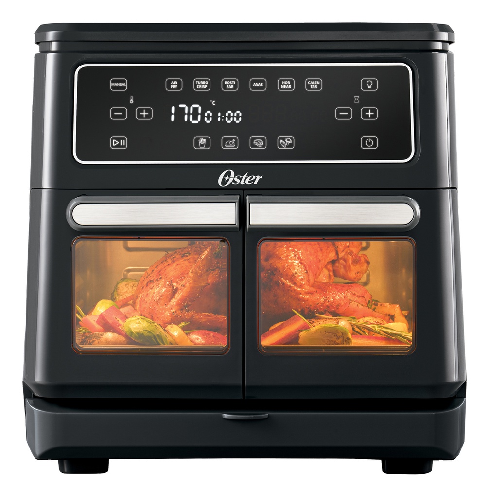 Freidora De Aire Oster Staf11mcddfar 11 Litros Flex Negra Negro