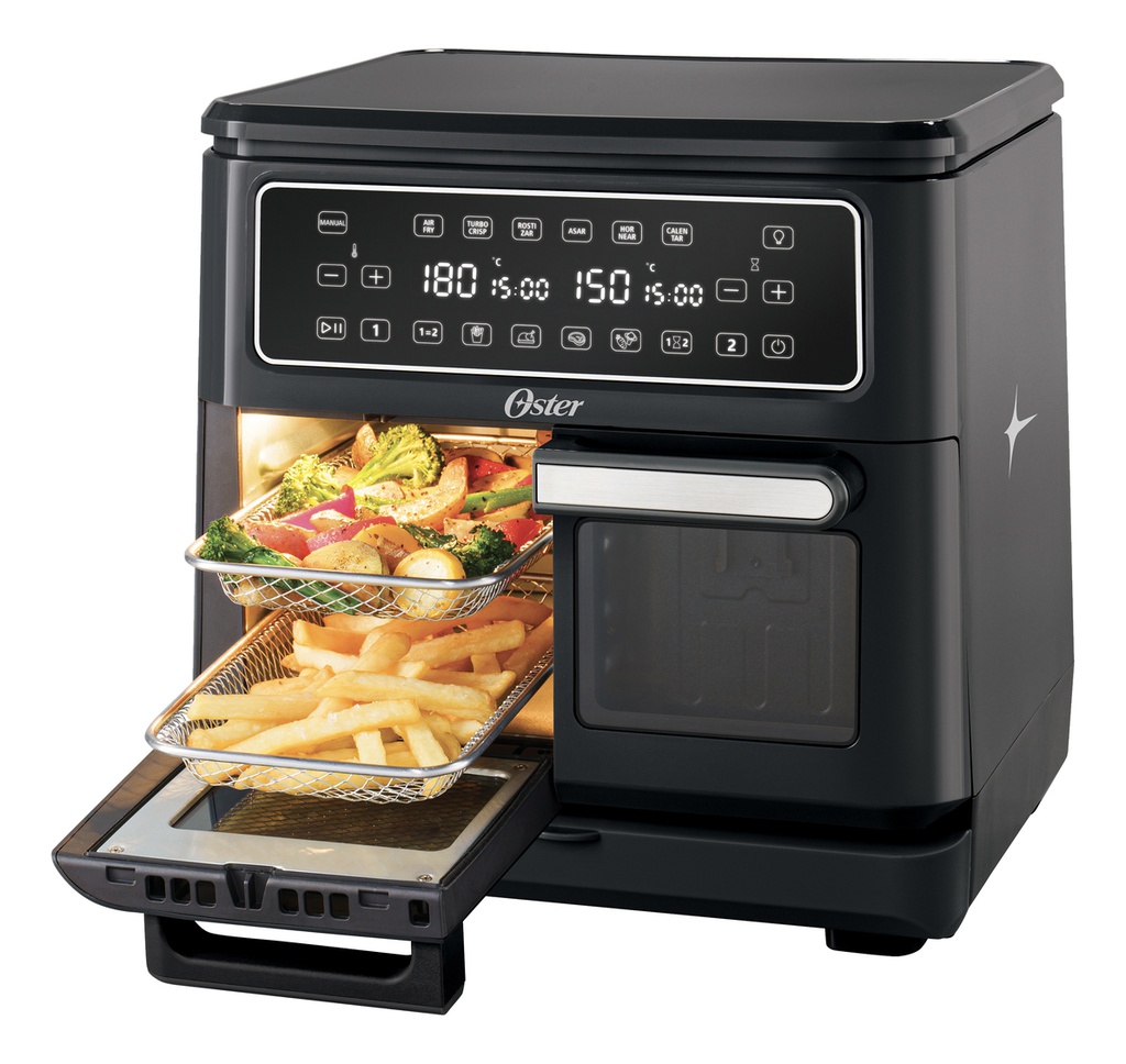 Freidora De Aire Oster Staf11mcddfar 11 Litros Flex Negra Negro