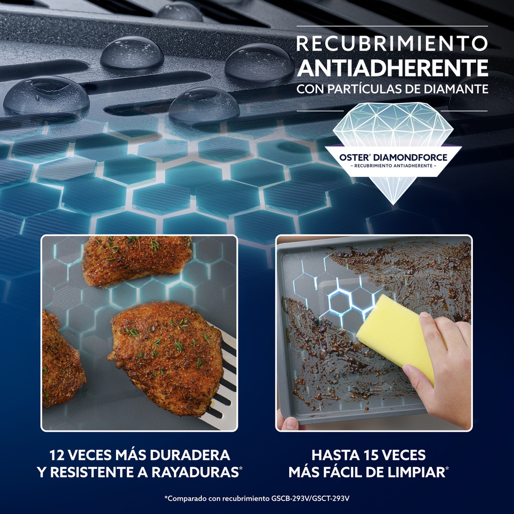 Freidora De Aire Oster Staf11mcddfar 11 Litros Flex Negra Negro