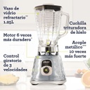 Licuadora Oster 4655 Jarra De Vidrio Color Acero Acero