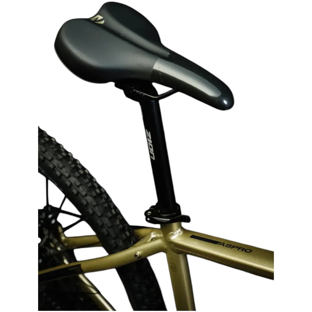 BICICLETA ZION ASPRO DG TALLE L DORADO GRIS