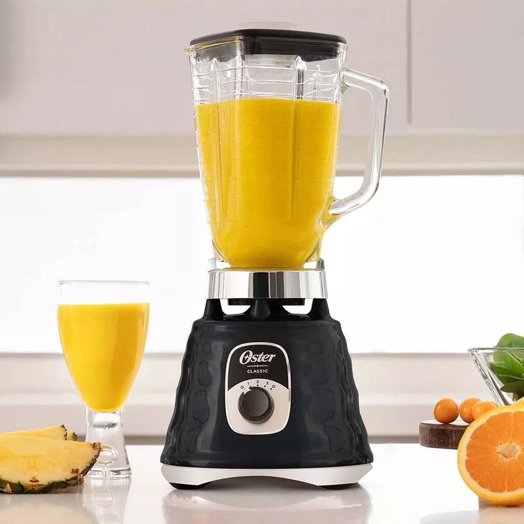 Licuadora Oster 4655 Jarra De Vidrio Color Acero Negro
