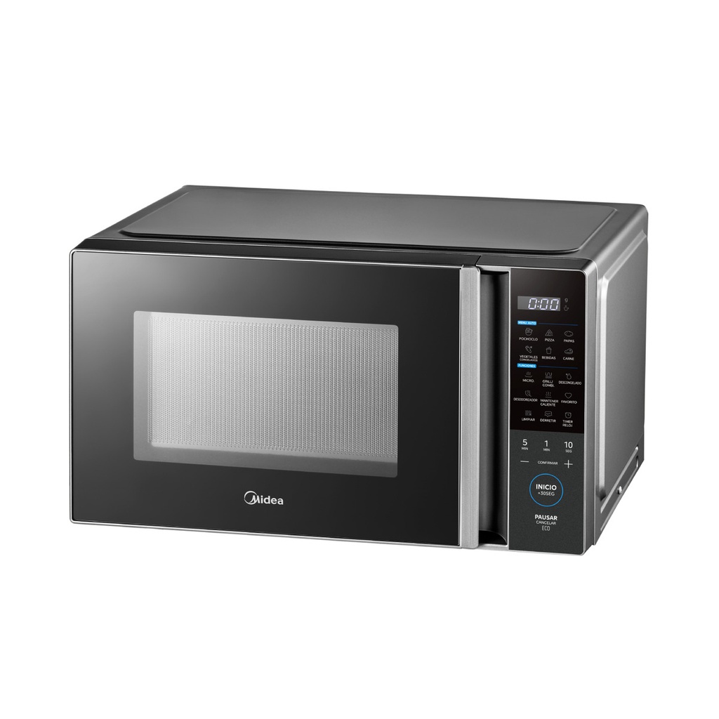 Microondas Midea 29 L Digital Con Grill Gris Basalto