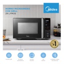 Microondas Midea 29 L Digital Con Grill Gris Basalto