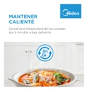Microondas Midea 29 L Digital Con Grill Gris Basalto