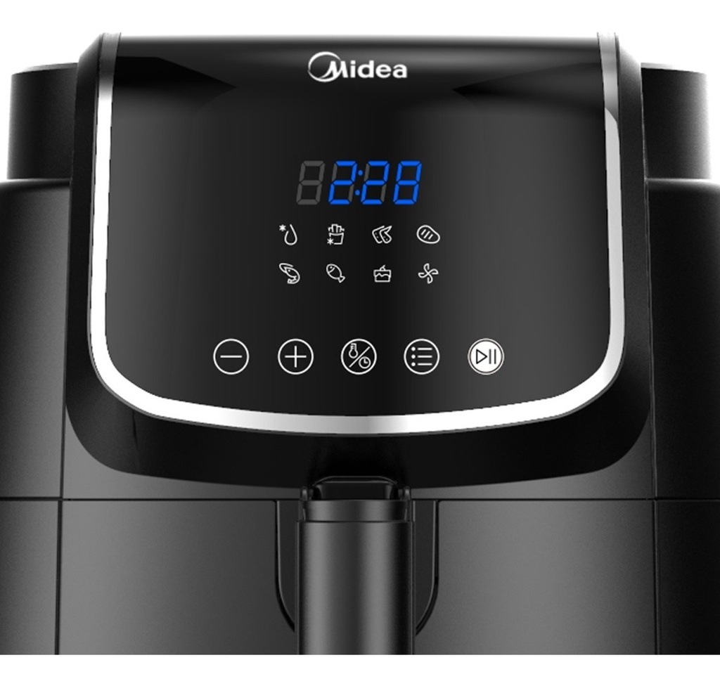 Freidora De Aire Digital Midea 4 Lts Color Negro Negro