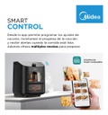 Freidora De Aire Digital Midea 11l Smart 2 Zonas Af-d211bar1 Negro