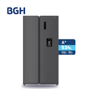 HELADERA BGH BRS540I2A 534L SBS NO FROST INVERTER DARK INOX