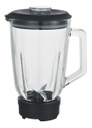 Licuadora Midea Inox Con Jarra De Vidrio 1,5 L. 800w Negro