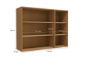 ALACENA KAPPESBERG G766-CN 3 PUERTAS 120 CM CANELA