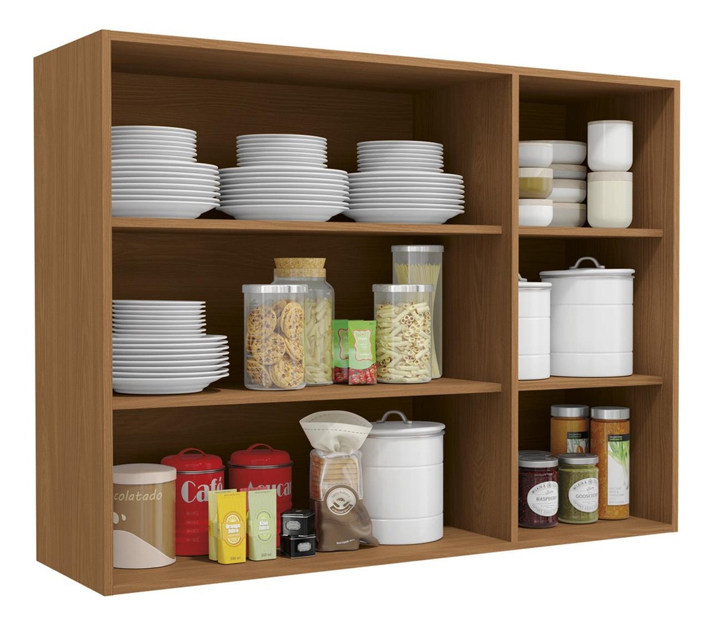 Alacena Kappesberg Maxxi G766-cn 3 Puertas 120cm Canela Marrón Claro