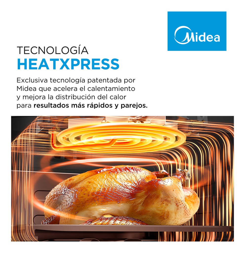 Freidora De Aire Midea Af-dw85bar1 8,5l Color Negro Negro