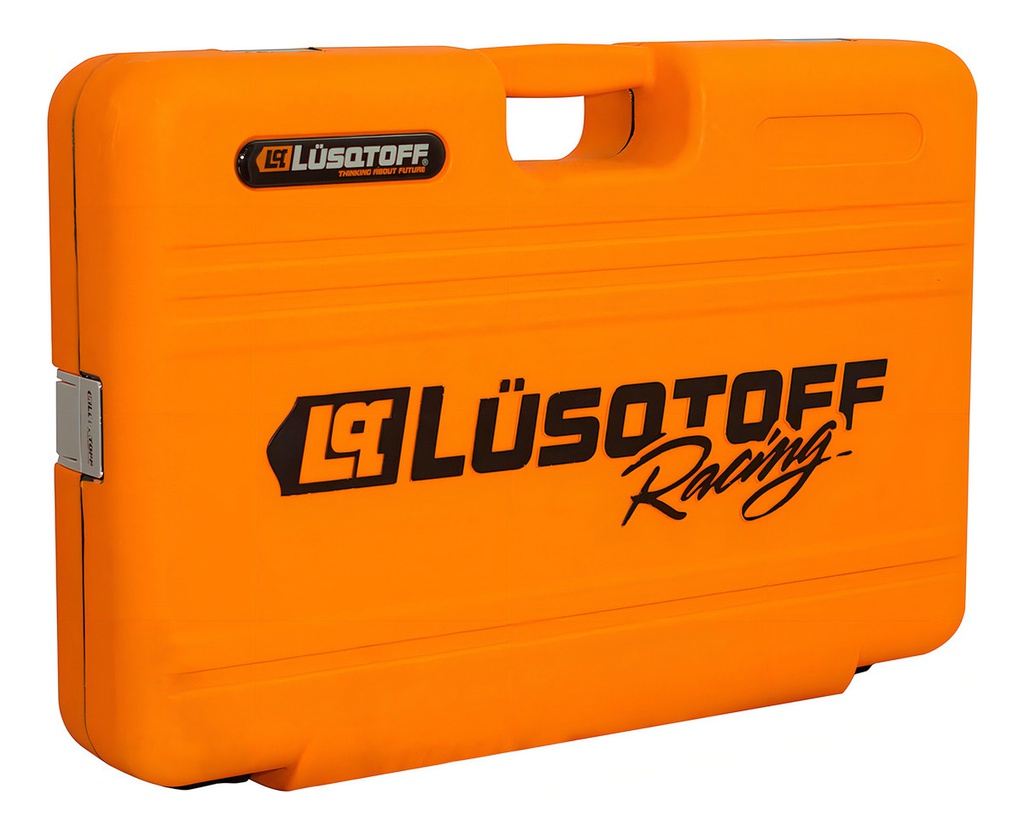 Juego Herramientas Lusqtoff 150pzs Racing Caja Set Tubos Color Naranja