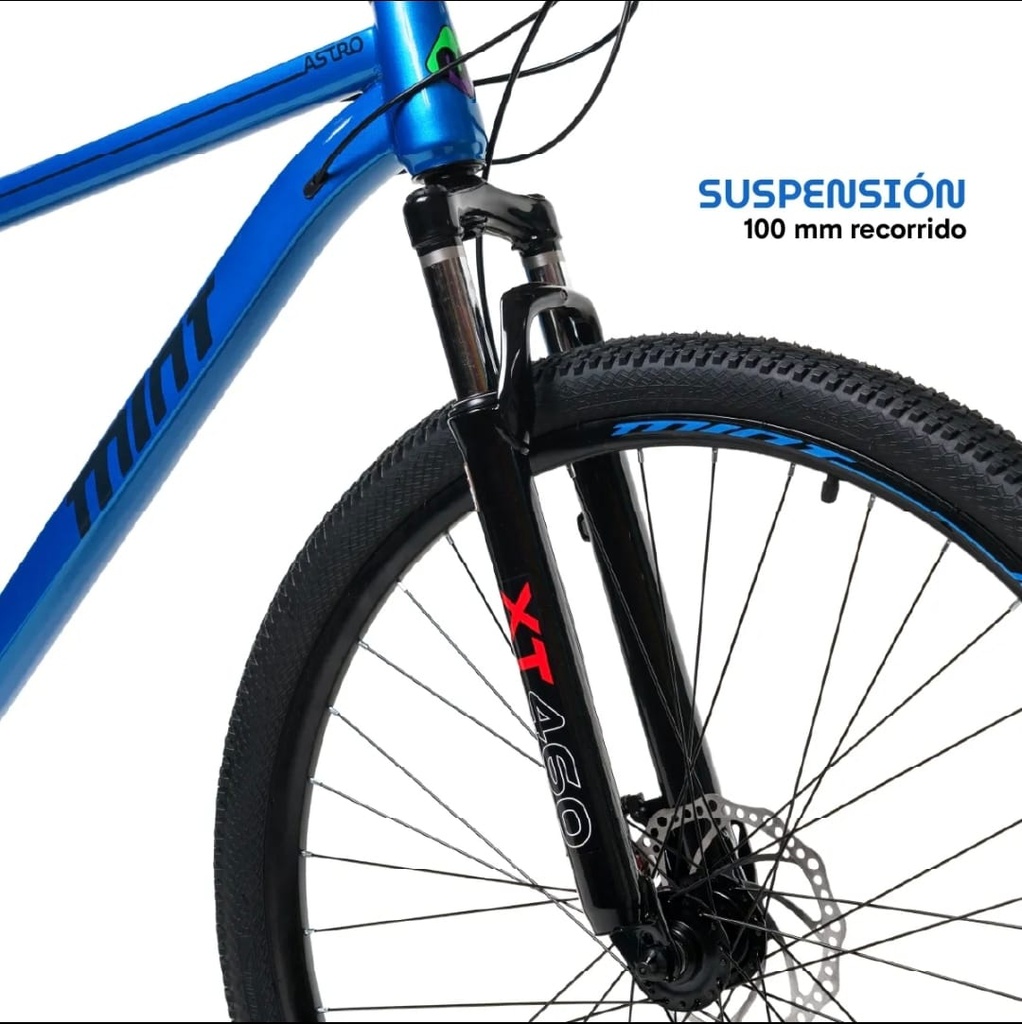 Bicicleta Mtb Mint Astro Talle M/l Rod 29 21 Velocidades Azul M/l