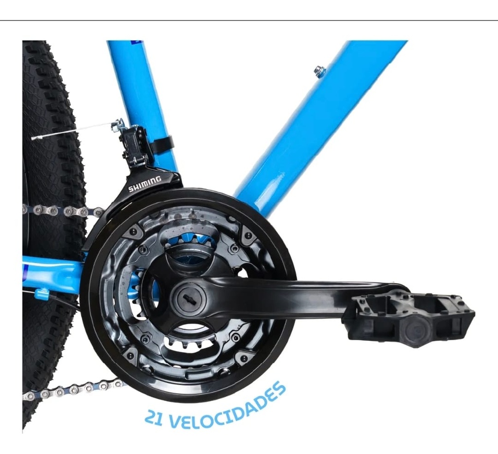 Bicicleta Mtb Mint Astro Talle M/l Rod 29 21 Velocidades Celeste M/l