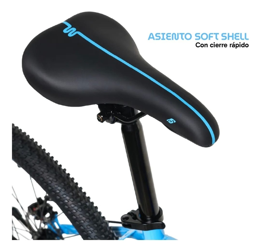 Bicicleta Mtb Mint Astro Talle M/l Rod 29 21 Velocidades Celeste M/l
