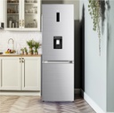 Heladera Inverter No Frost Bgh 312l Brc330i1a Inox Gris