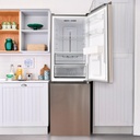 Heladera Inverter No Frost Bgh 312l Brc330i1a Inox Gris