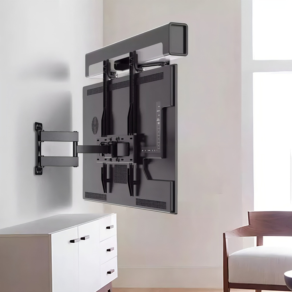 Soporte Para Barra De Sonido De Tv Onebox Universal Negro Negro