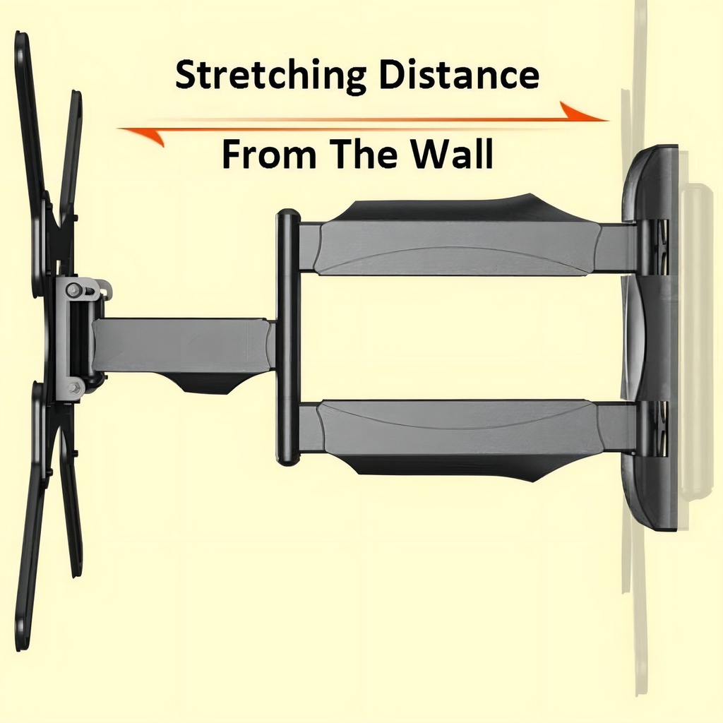 Soporte Tv Lcd Smart Brazo Movible 23 A 55 Onebox Ob-emc25 Negro