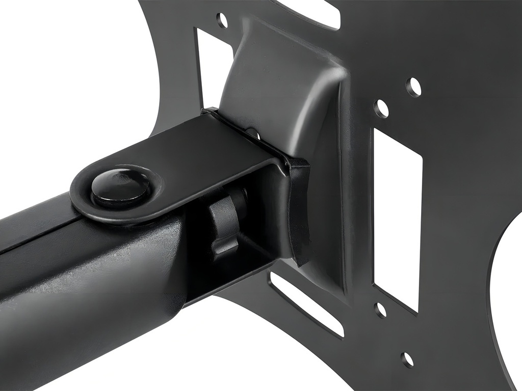 Soporte Tv Movil Led 23 A 43 Brazo Extensible Giratorio Negro