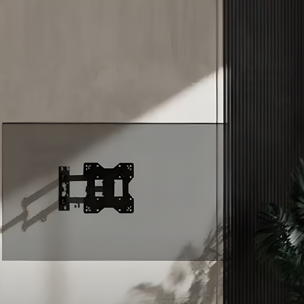 Soporte Tv Led/lcd Onebox Movil De Pared Doble Brazo 23 A 43 Negro