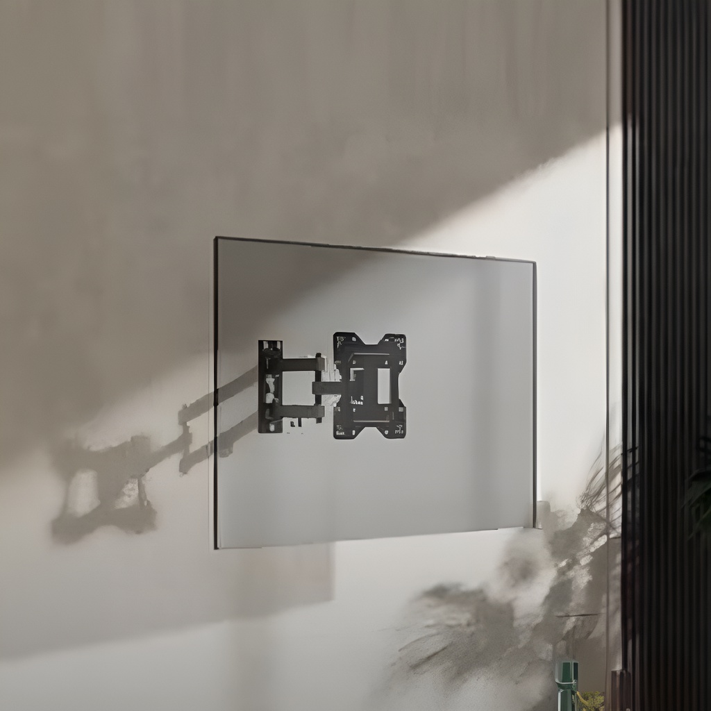 Soporte Tv Led/lcd Onebox Movil De Pared Doble Brazo 23 A 43 Negro