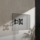 Soporte Tv Led/lcd Onebox Movil De Pared Doble Brazo 23 A 43 Negro