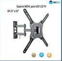 Soporte Onebox 23 A 60 Ob-m25 Doble Brazo C/in Color Negro
