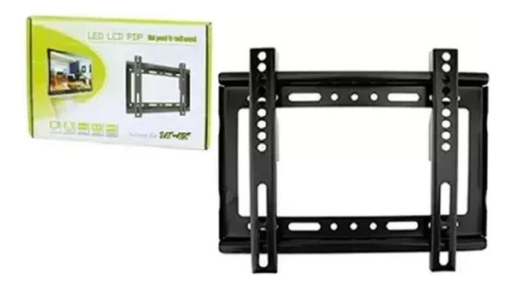 Soporte Fijo Tv Led Lcd Onebox 13 A 43 Pulgadas Ob-f24 Negro