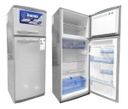 Heladera Bambi Con Freezer 2f-1600pa 329lts Plata Plateado