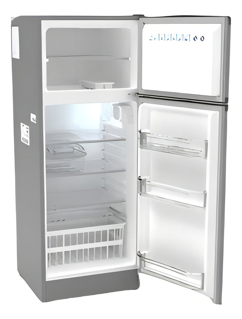 Heladera Bambi Con Freezer 2f1200pa 239 Lts Silver Gris
