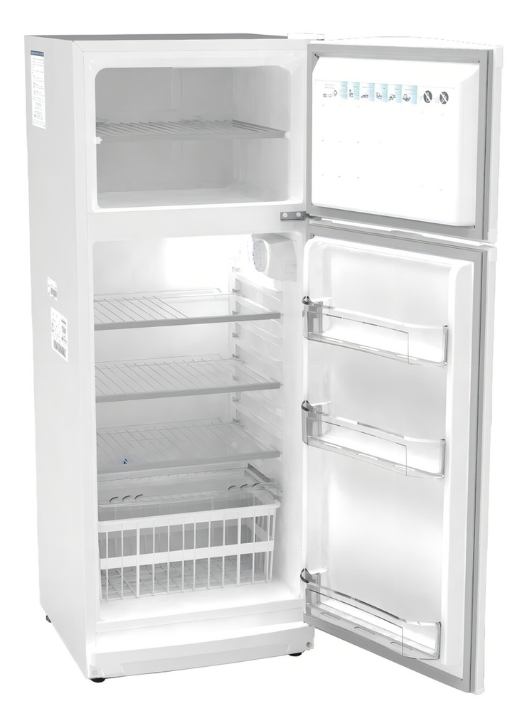 Heladera Ciclica Bambi 2f-1200b 239 Litros Blanca C/ Freezer Blanco