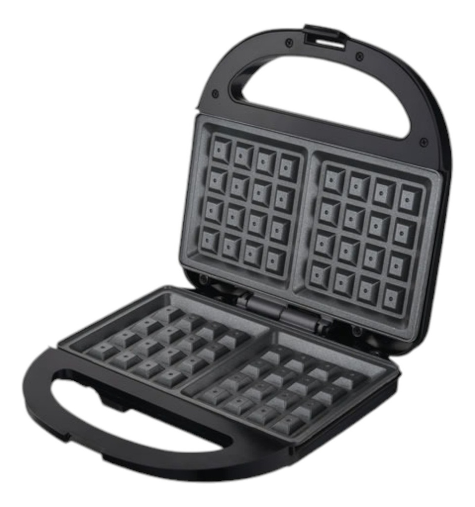 Waflera Electrica Crunchywaf Liliana Aw931 Color Negro Negro/gris