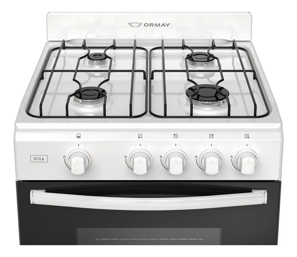 Cocina Ormay Blanca Vita Multigas Easi Clean Modelo Color Blanco