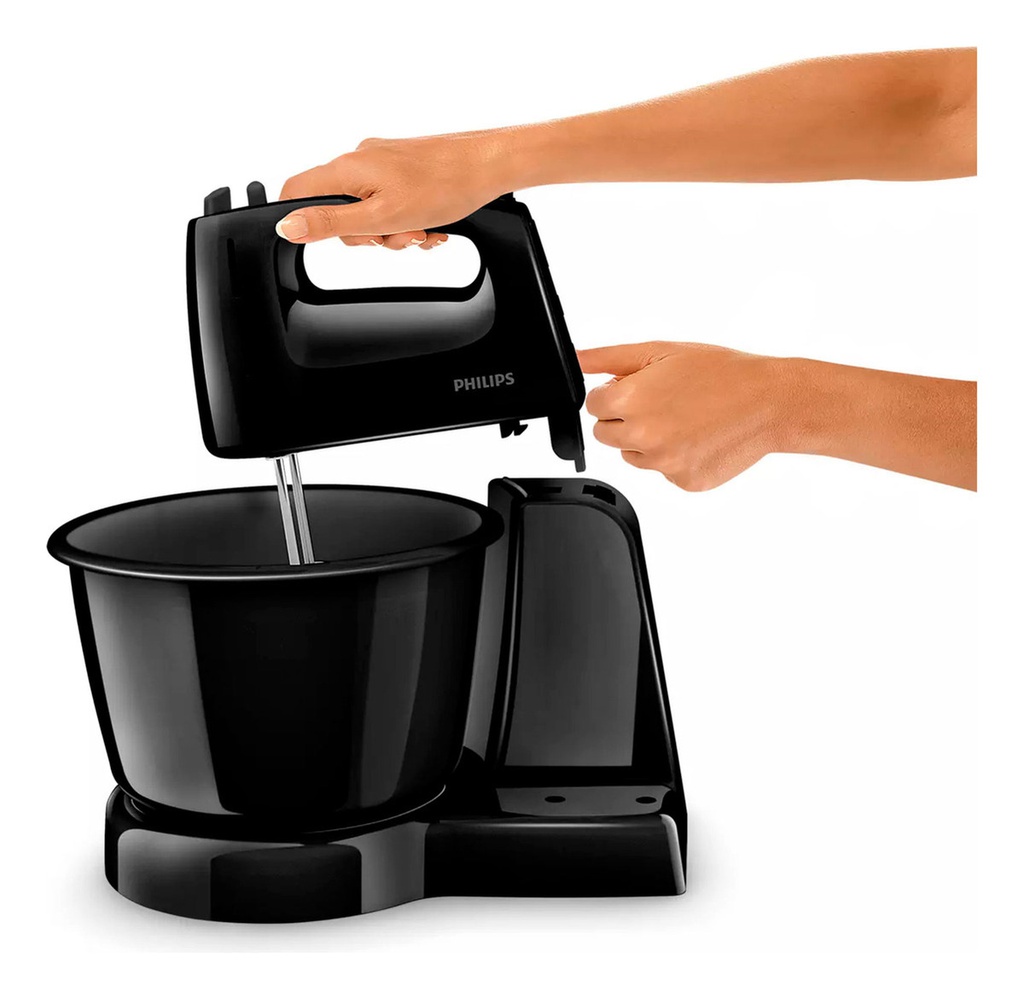 Batidora Batidora Philips Daily Hr710090 3 Velocidades Negro Negro